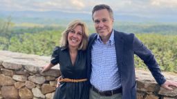 Alisyn Camerota and her husband, Tim Lewis, on their last vacation, three months before he passed away.