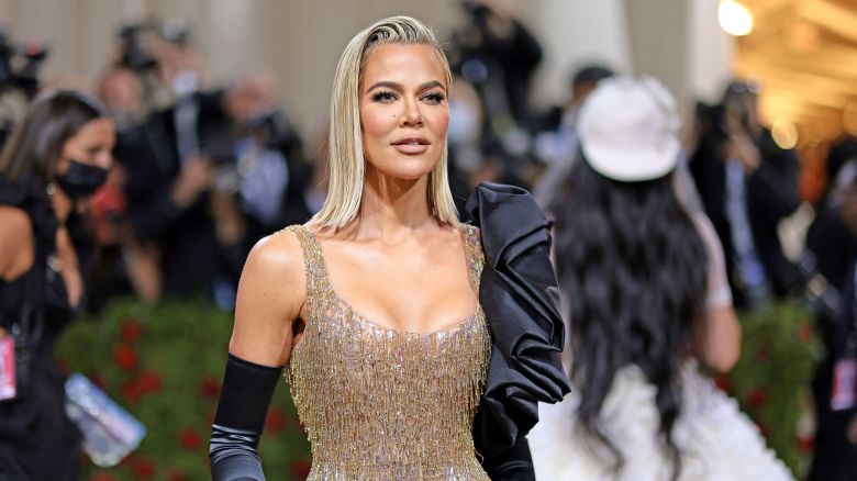 Khloé Kardashian at the 2022 Met Gala in New York.